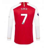 Koszulka piłkarska Arsenal Bukayo Saka #7 Strój Domowy 2023-24 tanio Długi Rękaw